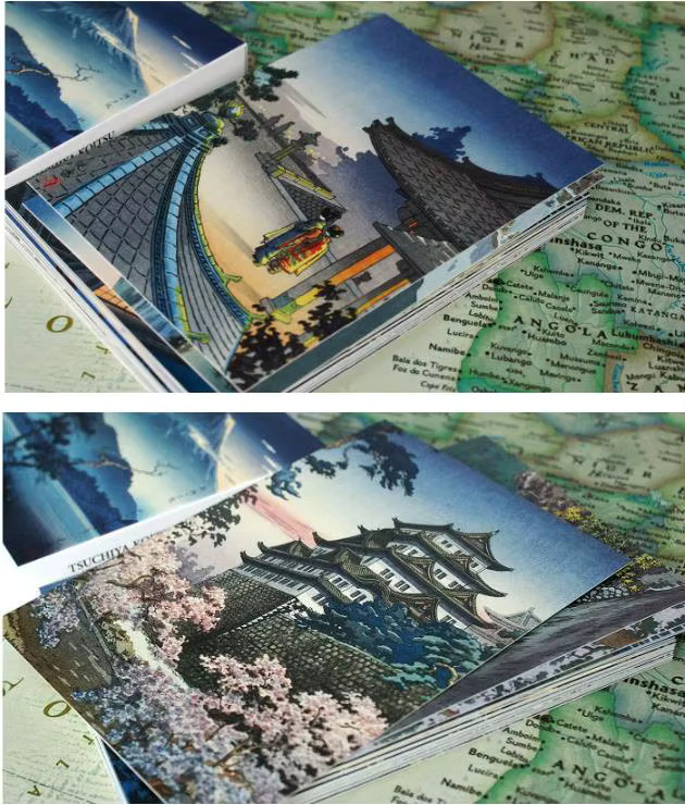 30 Stück Tsuchiya Koitsu Postkarten Set im japanischen Malerei-Stil für dein DIY-Tagebuch und zur Dekoration, mehrfarbig - Bild 2