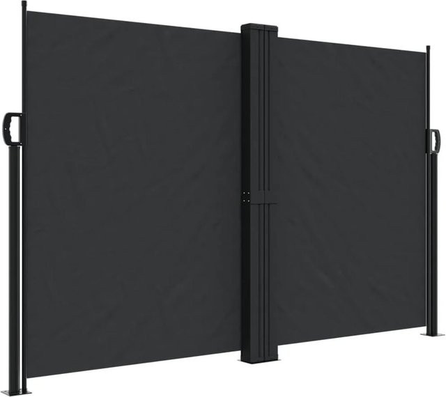 Furnicato Ausziehbare Seitenmarkise Schwarz B: 160 cm, H: 600 cm - Bild 1