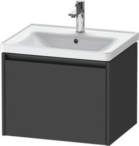 Duravit Waschtischunterschrank Ketho.2 in Graphit Matt, wandhängend, B/T: 58,4 x 45,5 cm - Bild 1
