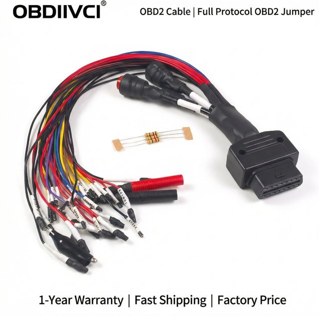 Professionelles Breakout Tricore OBD2 Jumper-Kabel für MPPS KESSV2 Fgtech Byshut DisProg Bench Work in Multicolor - Bild 1