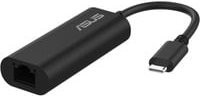 Asus USB-C2500 V2 Netzwerkadapter USB-C zu 2.5 GbE Gigabit-LAN Ethernet-Adapter in Schwarz - Bild 1