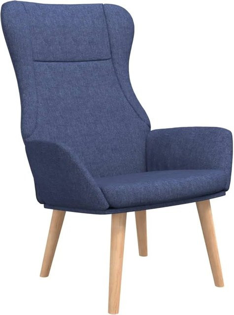 vidaXL Relaxsessel Blau aus Stoff mit Armlehnen - Bild 1
