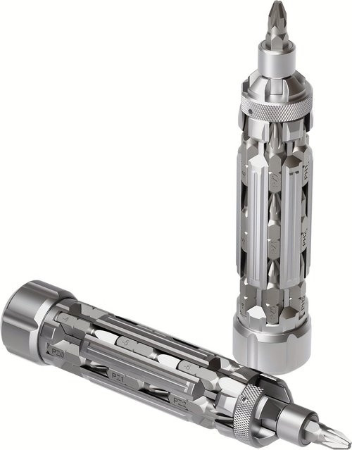 Galacok S1 EDC Multifunktions-Schraubendreher-Set in Grau mit magnetischem Torx-Phillips-Sechskantbohrer als tragbares Reparaturwerkzeug - Bild 1
