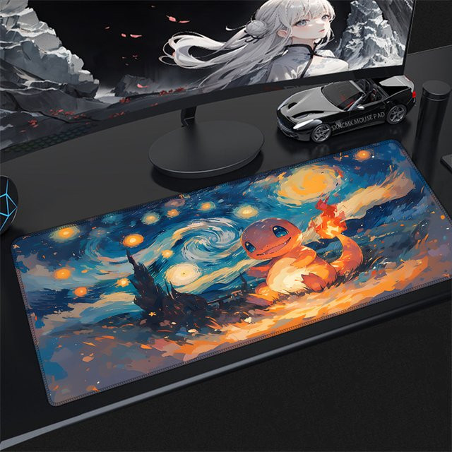 Bandai Pokemon Charmander Mauspad aus weichem Gummi in Multicolour für PC und Laptop - Bild 1