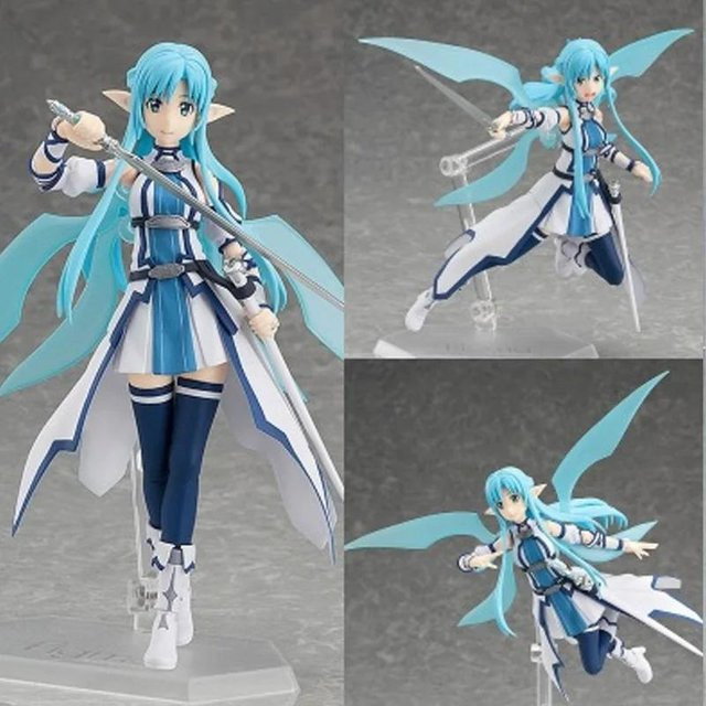 SAO Progressive Scherzo der Tiefen Nacht Asuna Kirito Sinon, Actionfiguren Set, 10cm, ab 6 Jahren - Bild 1