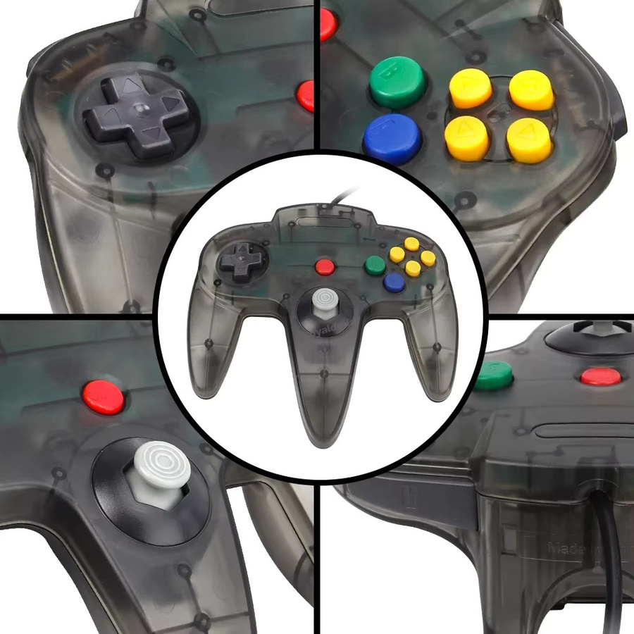 Ispoofer Wired Gamepad für N64 Konsole, Retro Joystick Controller in 8 Farben - Bild 6