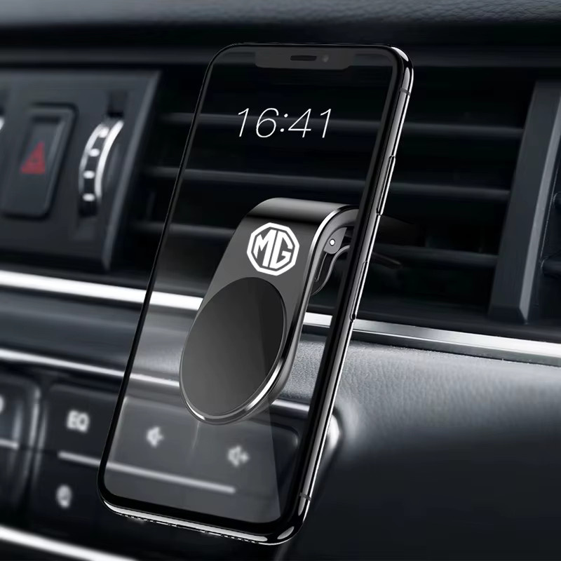 Magnetischer Handyhalter aus Metall in Schwarz für Morris Garages MG ZS GS MG5 MG3 TF Hector HS - Bild 2