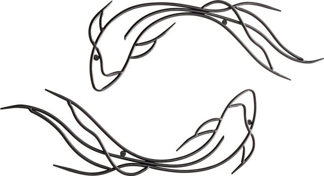 Wanddeko Fisch aus Metall von Heine Home in Schwarz - Bild 1