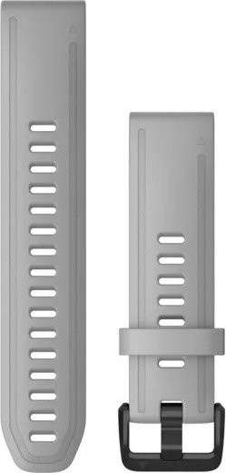 Garmin Uhrenarmband Silikon, 20 mm, hellgrau/schiefergrau - Bild 1