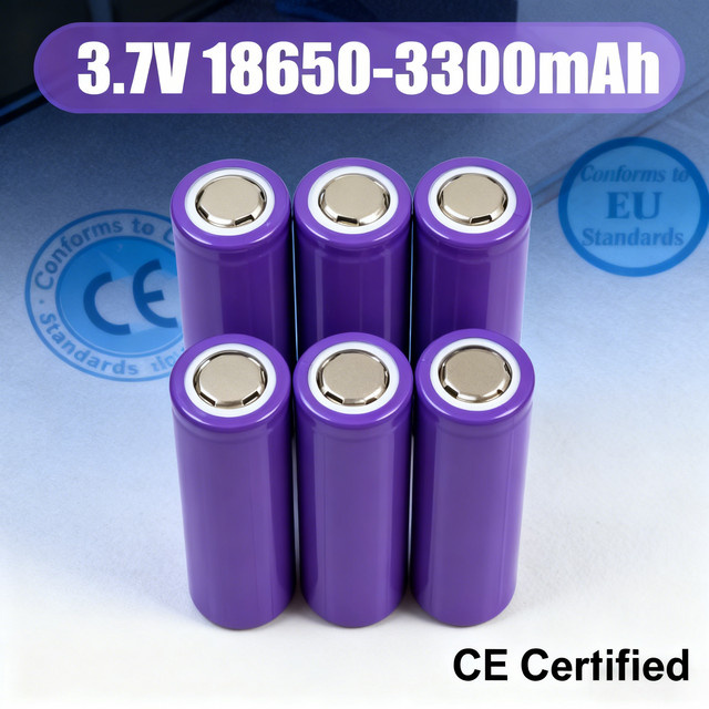 Lerp Li-Ionen-Akku 18650 3300mAh 3,7V Flachkopf in Lila - Bild 1