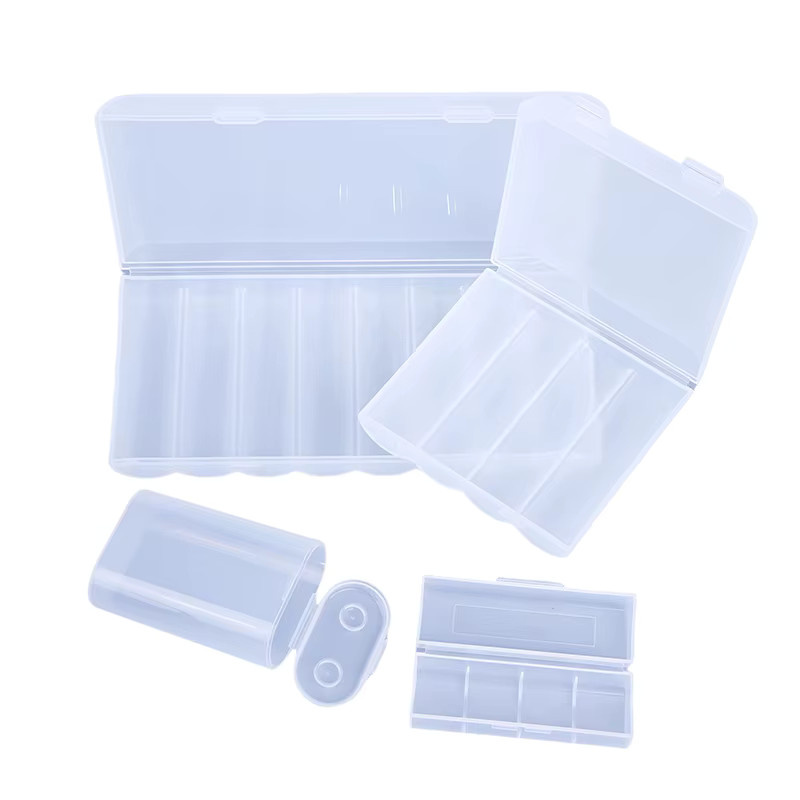 Transparente Aufbewahrungsbox aus PP-Kunststoff für 21700 Lithium-Batterien zum Sturzschutz - Bild 5