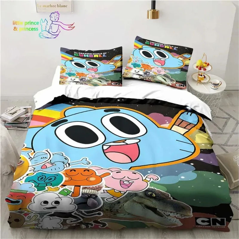 Bettwäscheset Amazing World Gumball aus Mikrofaser mit Motiv, B/H: 240 x 210 cm - Bild 2