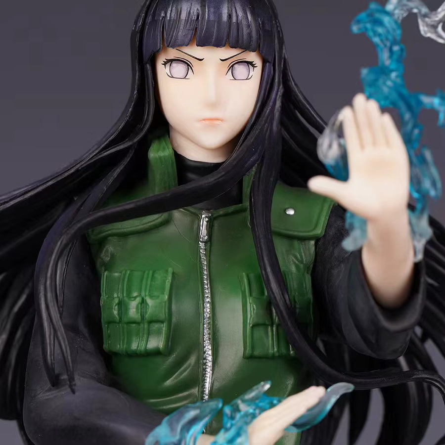 Bandai Anime Hinata Hyuga Battle Ver. GK PVC Action Figure Statue, 34cm - Bild 2