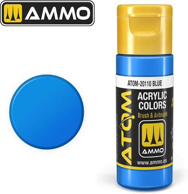 AMMO by MIG Jimenez ATOM COLOR Blue, Blau - Bild 1