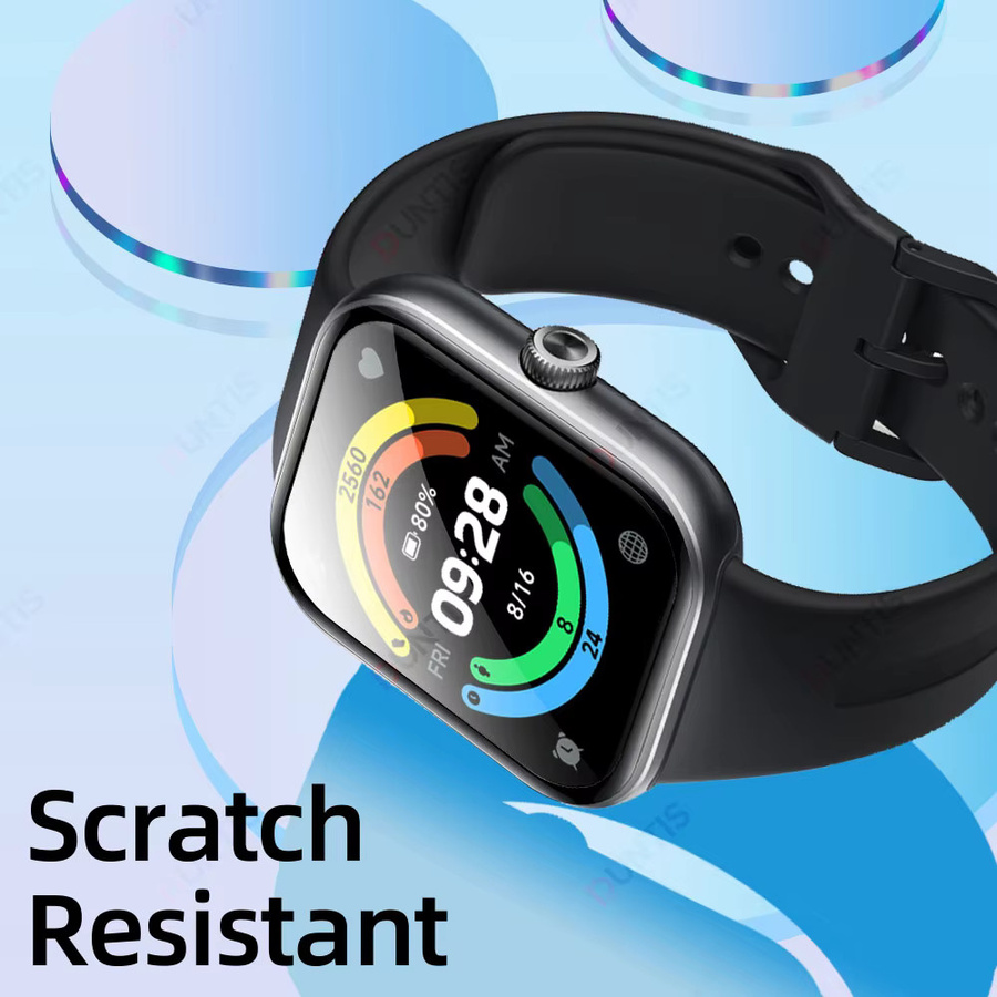 DUNTIS Displayschutzfolie für Xiaomi Redmi Watch 5, Silikon, transparent - Bild 5