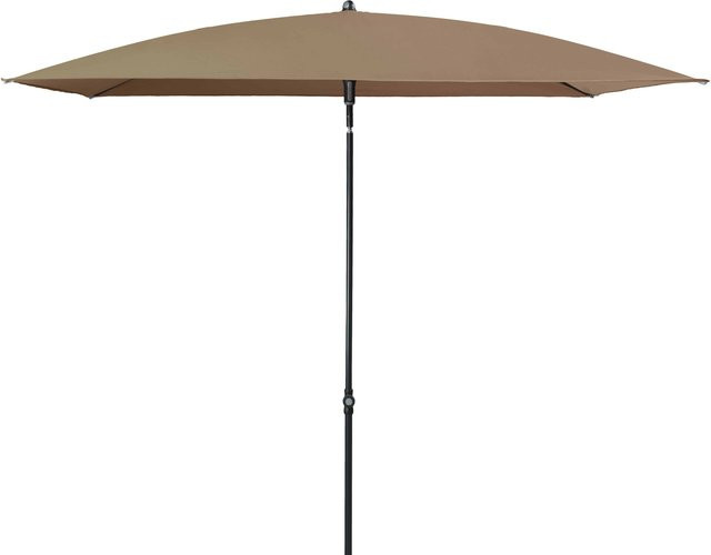 Doppler Sonnenschirm Sunline Waterproof in Beige mit Polyester und Stahl, B/T: 230 x 190 cm - Bild 1