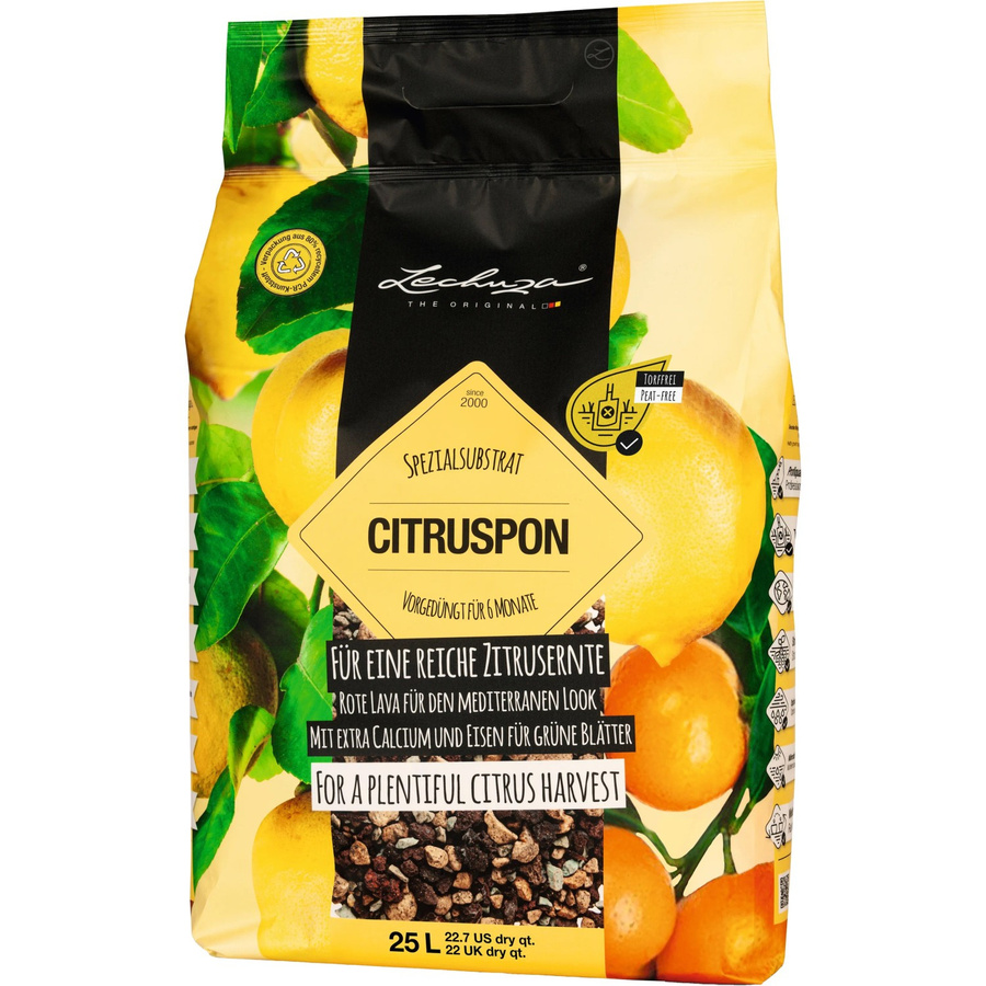 Lechuza Pflanzsubstrat Citrus Pon 25 Liter Spezialsubstrat für Zitruspflanzen und essbare Pflanzen in Neutral - Bild 2