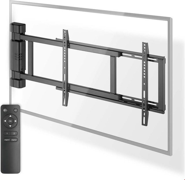 Nedis Motorisierte TV-Wandhalterung mit Wi-Fi, schwarz, für Fernseher 37-75 Zoll - Bild 1