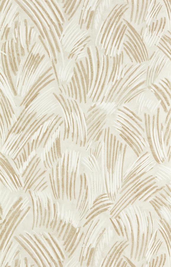 Harlequin Tapete Glyph in Sandstone/Chalk mit geometrischem Abstract-Muster aus Vlies - Bild 1
