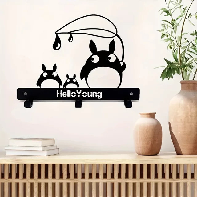 CIFBUY Totoro Baby Wandhalterung für Schlüssel und Handtücher - Bild 1
