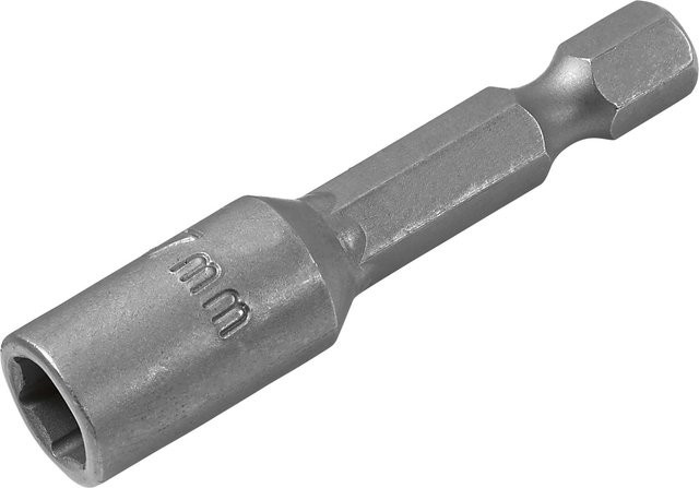LUX-TOOLS Steckschlüsseleinsatz aus Chrom-Vanadium in Silber, 7 mm - Bild 1