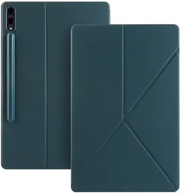 Magnetische Smart Cover Hülle für Samsung Galaxy Tab S10 Ultra, S10 FE Plus, S10+, S9+, S9 FE, S8, S7 in Blau - Bild 1