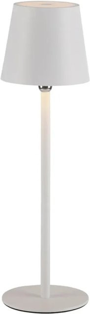 Just Light Akku-LED-Tischleuchte Boteria Weiß, dimmbar, IP54, Durchmesser: 11 cm, Höhe: 37 cm - Bild 1