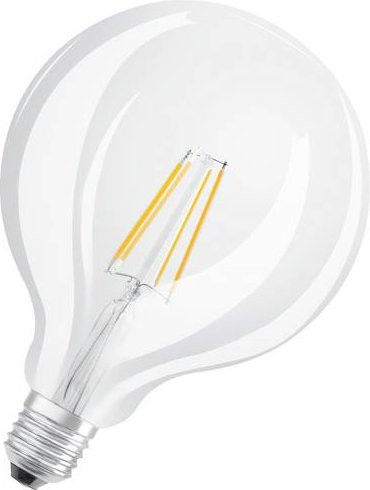 Osram LED Filament Lampe Globeform E27 Warmweiß 7W (60W Ersatz) Transparent B/H: 12,5 x 12,5 cm - Bild 1
