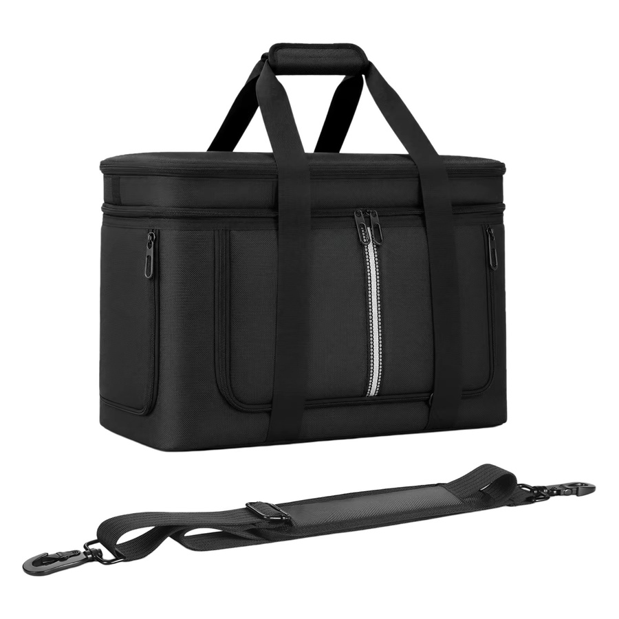 Anker Tragetasche für SOLIX C2000 Gen 2 Powerstation, schwarze Aufbewahrungstasche mit Organizer-Taschen für Reisen - Bild 7