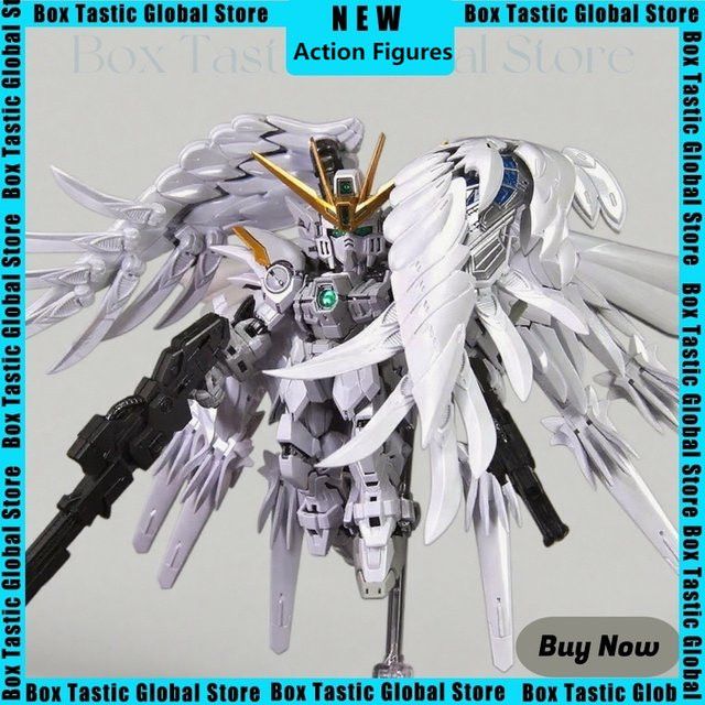 Bandai MGSD Mecha Warrior Montagemodell Actionfigur in Weiß - Bild 1