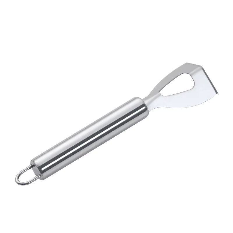 Edelstahl Käsemesser und Butterstreicher in Silber für die Küche - Bild 5