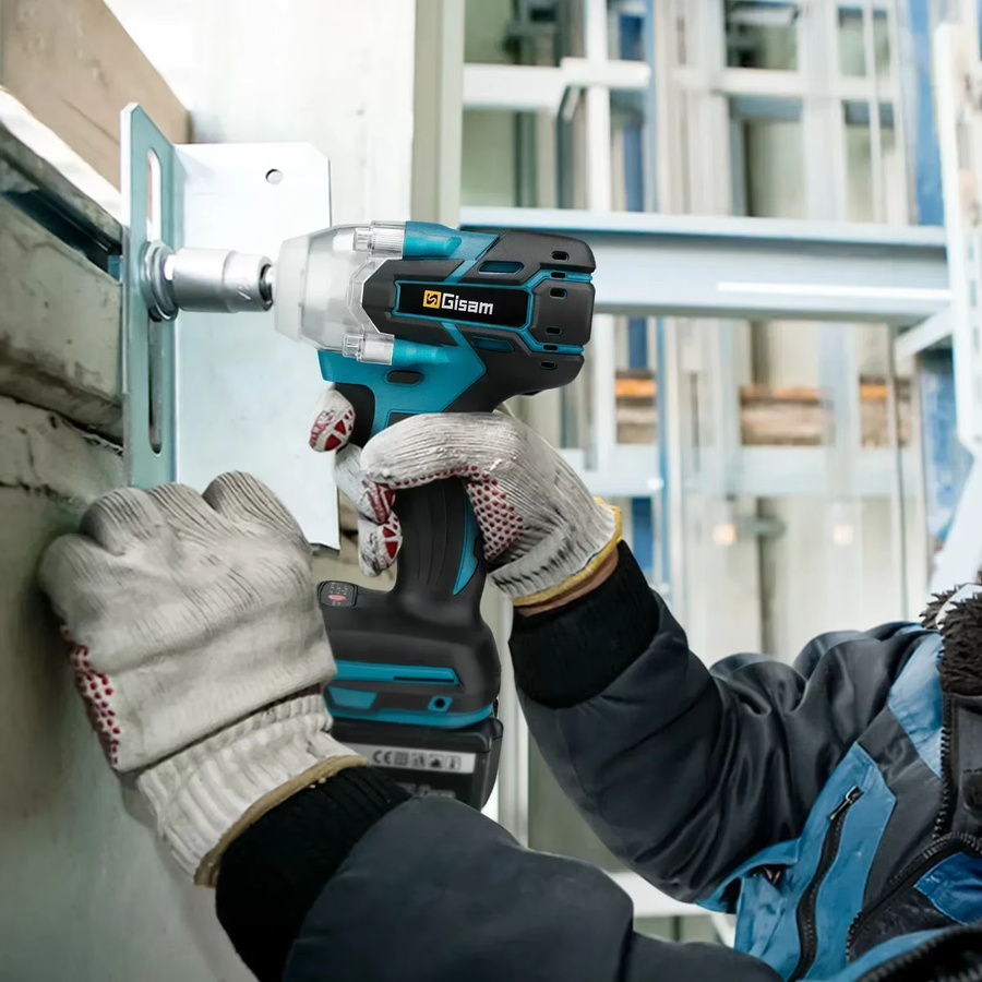 Makita bürstloser elektrischer Schlagschrauber 1/2 Zoll mit 520 Nm Drehmoment und 18V Lithium-Ionen-Akku für die Kfz-Reparatur - Bild 2