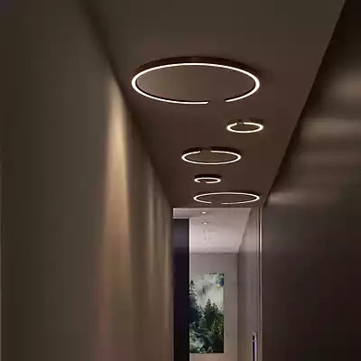 Occhio Mito Soffitto 40 Up Wide LED Wand- und Deckenleuchte in Black Phantom mit schwarzer mattem Abdeckung - Bild 1