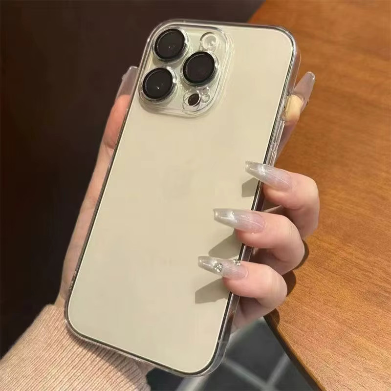 Transparente Ricestate TPU Handyhülle für iPhone 11 bis iPhone 16 Pro Max Plus, 2,0 mm weiche Schutzhülle - Bild 2