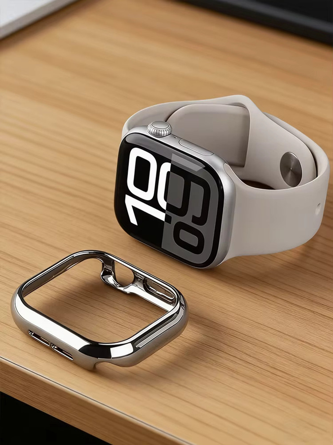 LCAPLE Schutzhülle für Apple Watch, beschichtete PC-Bumper-Schale, Unisex - Bild 2