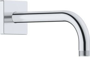 Duravit Brausearm eckig silber, Wandmontage, Länge: 21 cm - Bild 1