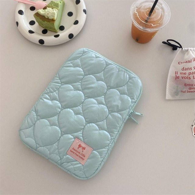 Qianchangfu Laptoptasche für Macbook, LG, Samsung, Huawei, Xiaomi und iPad in Light Green, passend für 11 bis 15,6 Zoll - Bild 1