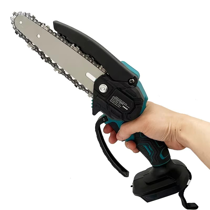 Makita Akku-Kettensäge 6 Zoll für Holz und Gartenarbeiten mit 18 V Akku in Petrol - Bild 3