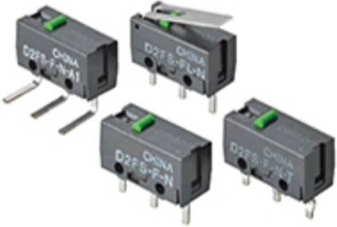 Omron D2FS-FL-N-T Mikroschalter 6 V/DC 0.1A Schwarz - Bild 1