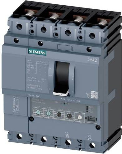 Siemens 3VA2140-7HN42-0AA0 Leistungsschalter in Grau mit einem Einstellbereich von 16 - 40A und einer maximalen Schaltspannung von 690 V/AC - Bild 1
