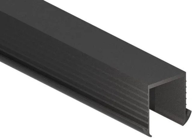 FeNau Keildichtung aus EPDM für Glas in Schwarz, Nut: 27 x 30 mm, Länge: 3000 mm, für Glasstärke: 24,76-25,52 mm - Bild 1