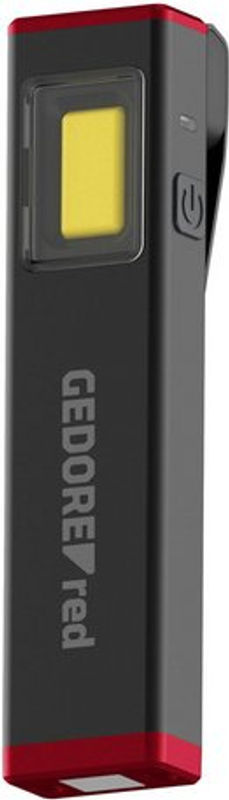 Gedore red LED Arbeitslampe mini akkubetrieben schwarz 300 lm mit Clip - Bild 2