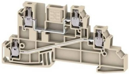 Hager Dreileiterklemme KR02I5 beige - Bild 1