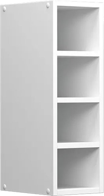 Vicco Hängeschrank R-Line Offener Küchenschrank Weiß, B/T/H: 60,0 x 20,0 x 29,0 cm - Bild 1