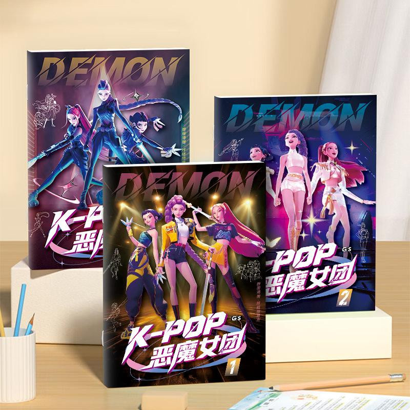 Yiran toy 1 Kpop Dämonenjäger Anime Malbuch 36 Seiten ab 14+ Jahren - Bild 3