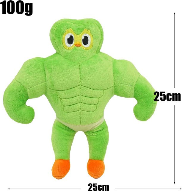 Duolingo Buff Duo Plüschtier, 25 cm, ab 6 Jahren - Bild 1