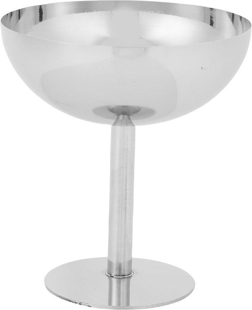 CosyHome Dessertschale aus 304 Edelstahl in Silber, 200 ml wiederverwendbarer Puddingbecher für Obst, Snacks und Süßigkeiten - Bild 1