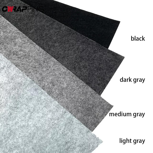 Selbstklebende Filzfolie zur Geräuschreduzierung und Dekoration in Schwarz, B/T/H: 100 x 30 x 0 cm - Bild 1