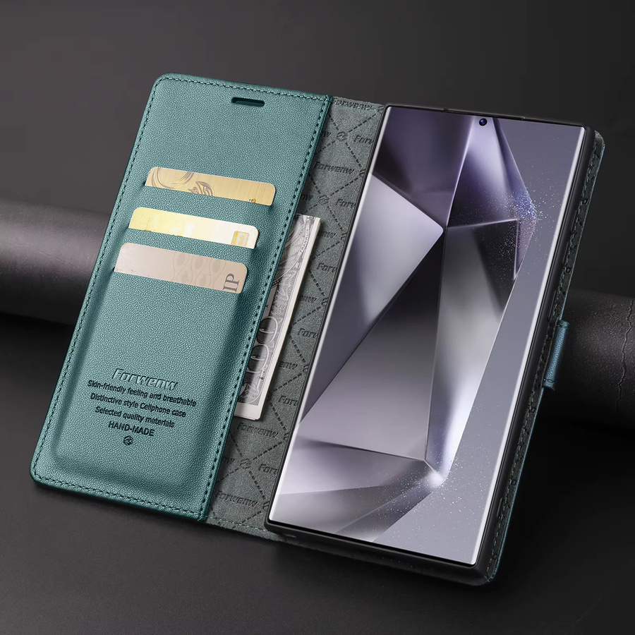 Luxus Retro Leder Brieftasche und Handyhülle für Samsung Galaxy S25 S24 S23 S22 S21 S20 Ultra Plus - Bild 1