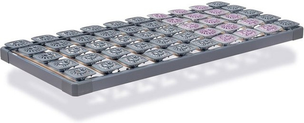 Tempur Premium Flex 500 Systemrahmen als stabiler Teller-Lattenrost in Grau